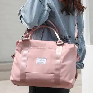 핑크 여행 가방 캐주얼 큰가방 예쁜 보스턴 트래블백