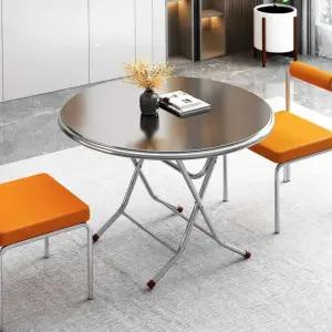 접이식 스테인레스 테이블 편의점 술집 원형 사각 테라스 탁자