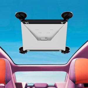 Mwin 스타링크 미니 마운트 - 액세서리 자동차 선루프 기계용 석션 컵 RV, 보트, 도로 주행 시 안정적인 위성 신호를 위한 강력한 루프 윈도우 마운트(블랙)