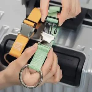 편리한 수하물 스트랩 구획 외부 후크 야외 하이킹 가방 교수형 버클 여행 트롤리 케이스 연결 로프