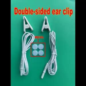 호환  양면 이어 클램프 클립 전극 펠트 패드 포함 힐리 텐스 유닛 EMS 10 개 5 쌍 신제품