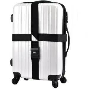 편리한 여행 가방 묶는 벨트 크로스 패킹 스트랩 비밀번호 잠금 고정 여행용 조절 가능한 밴드