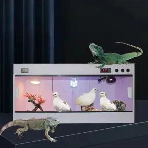 집 대형 개구리 사육상자 온도 조절 소동물 쉼터 키우기 육지거북이