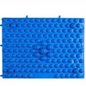 ( )지압발매트 블루 지압매트 발바닥지압판 맨발걷기 자갈매트 지압발판