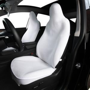 테슬라 모델 3 Y용 앞좌석 커버, 하이 퀄리티 플란넬 실내 장식 액세서리