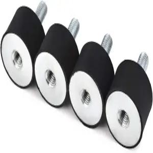 DS. 독특한 스타일의 상점용 고무 충격 흡수기 세트 4개의 솔레이터 마운트 M8 차량용 진동 방지 사일런트