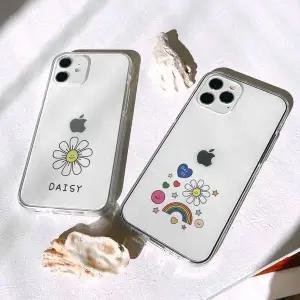 아칸 미나 데이지꽃 클리어젤리케이스