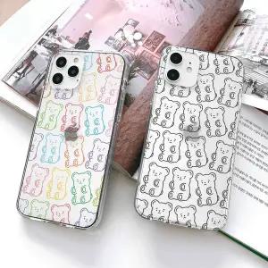 아칸 단 시무룩곰파티 클리어젤리케이스