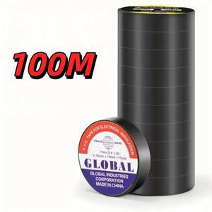 10100M 고온 내열성 검정색 고무 전기 테이프 내구성이 뛰어나고 부드러운 절연 접착제, 산업용으로 사용됨