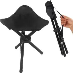 XONYOOM 세 발 의자 여행 접이식 캠핑 프레이트블 삼각대 야외 산책 사냥 하이킹 낚시 여행용 미니