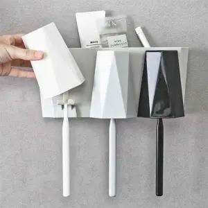 ( )칫솔꽂이 세트 욕실 칫솔걸이 흡착 양치 홀더 거치대 수납 정리 인테리어