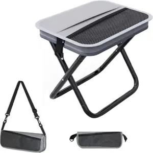 QTYSSFE 휴대용 스툴 포켓 체어 낚시 조절 가능한 어깨끈 접이식 2026년 등산 캠핑 피크닉을 위한 가방이