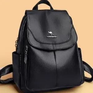 디자인 캐주얼 여행 고급스러운 데일리 백팩 여성 가죽