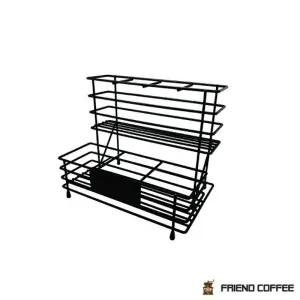 ( )시럽대 시럽 소스 디스펜서 양념바구니 거치대 카페 오일디스펜서 용품 정리대 오일 양념정리