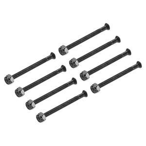 파티킬 스케이트보드 키트 나사 볼트 장착 블랙 세트 너트 2인치 하드웨어 크루저 스레드