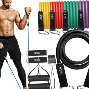 R38 멀티튜빙밴드세트PRO150LB 팔근력운동기구 밴드