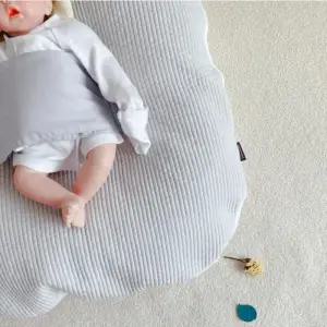 제이앤제나 수유쿠션 인견 메쉬 커버세트 그레이 18도