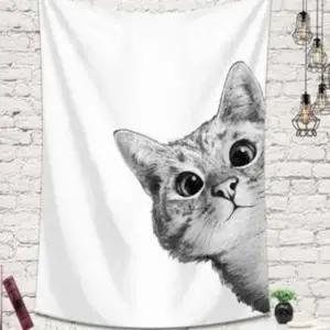 벽면 가림막 벽장식 커튼 침실 장식 가리개 디자인