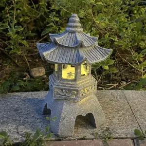 석등 마당 조명 전기연결형 화단 조형물 태양광 야외