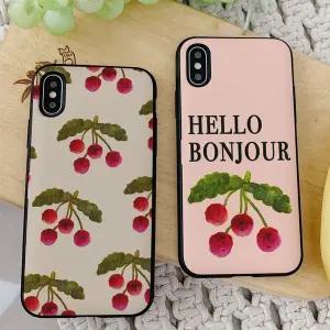 아칸 샤이드로잉크럽 체리 카드케이스