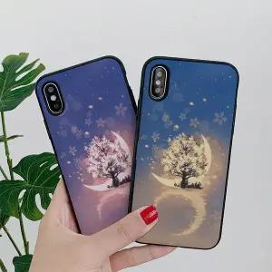 아칸 세상에서 벚꽃나무와달 카드케이스