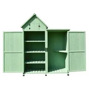 야외 수납장 미니 창고 플라스틱 수납 정리함 외부 선반