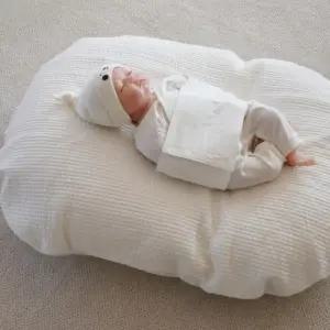 제이앤제나 수유쿠션 인견 순면 양면커버 화이트 18도