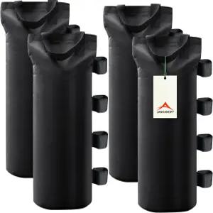 JANCANOPY (100LBS) 캐노피 텐트용 헤비 듀티 웨이트 백 즉석 야외 일광 보호소 파티오 우산용 다리 샌드