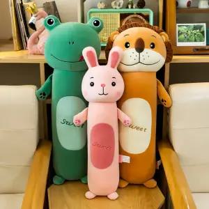 토끼 사자 바디필로우 인형 일자형 쿠션 긴 동물 개구리 원숭이 l자 대형 몸