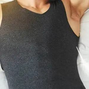 기모 메리야스 브이넥 슬림 방한 남성 런닝 조끼