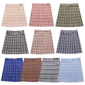 체크무늬 하이웨스트 스커트 치마 시리즈2