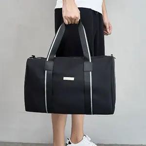 흰줄 보스턴백 골프 라운딩 여행 경량 내부공간 수납 Mou8+3yhf