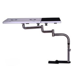 자동차 테이블 접이식 탁자 트렁크 실버 40CM 차량 차박용 거치대 식탁