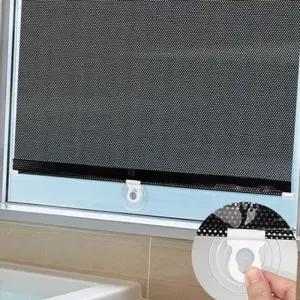 가리개 암막 창문 햇빛 블라인드 셀프 사무실 붙이는 흡착식
