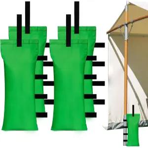 헤이즈벤 텐트 무게 4개의 캐노피 다리용 모래주머니 세트 야외 즉석 햇볕 쉼터 파티오 112LBS 대형 헤비