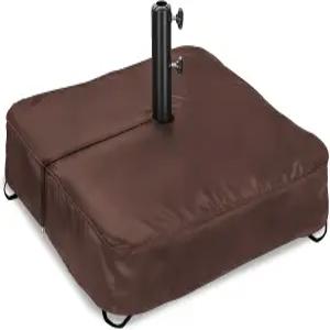 라일리티 파티오 우산 베이스 커버 야외용 헤비 듀티 600D 방수 방진 사각 스탠드 커버(42인치 L x 42W