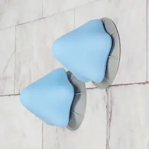 생활건강 안마용품 실리콘 흡착 마사지기 오각별 벽면 부착형 지압기 셀프 등 어깨 마사지도구