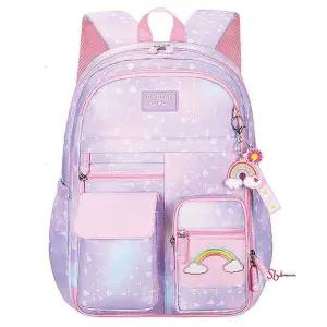 여아 백팩 책가방 캐쥬얼 레인보우 고학년 초등학생vwx662
