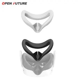 메타 퀘스트 3S용 실리콘 아이 마스크 빛샘 방지 땀 방지 아이 마스크 퀘스트 3S 액세서리용 VR 페이스 커