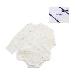 [갤러리아] 올리버오가닉냇슈트+손싸개2종세트(A1B-101061)조카,태교,출산 축하 아기옷