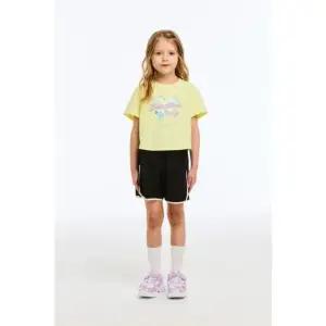 [갤러리아] 베네통키즈  26S/S체크보드크롭티3부화섬돌핀팬츠 QATS16631/PT04631/YE