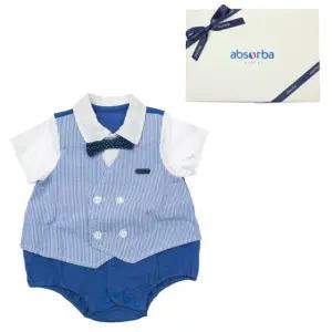 [갤러리아] (압소바출산,백일,귀여운아기옷)드류반소바디슈트(A13-10636)