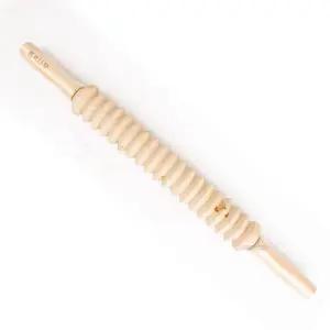 주판알기 순수편백나무 지압기 배마사지 주판롤러 마사지봉