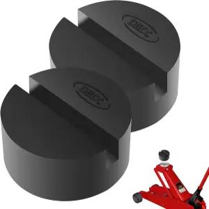 DEDC 범용 잭 스탠드 패드 어댑터 핀치 용접 측면 프레임 레일 프로텍터 2팩