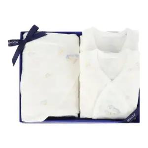 [갤러리아] (말띠임신축하태교,출산)구름말배냇슈트+구름말배냇저고리+속싸개(A13-30104)