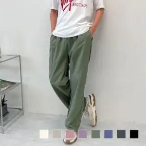 [JED] 팬츠 헤니스 와이드 바스락원단 크런치 남자