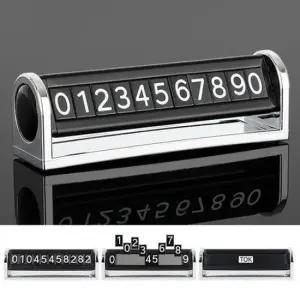 [JED] 톡삼각 번호판 자동차 안심 차량번호 전화 주차알림판