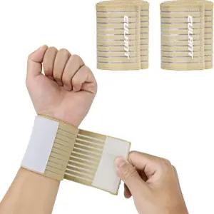 EULANT 탄력 손목 지지대 2쌍 터널 관절염 건염 역도 테니스 농구 운동 피트니스를 위한 조절 가능한 압박