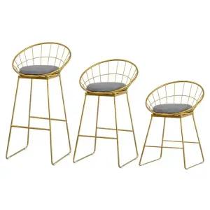 북유럽 홈바의자 카페 등받이 철제