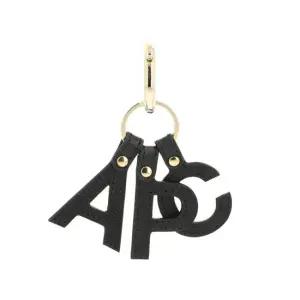 [아페쎄] 남녀공용 로고 레터 키링 키홀더 PXAWV F63656 LZZ BLACK)